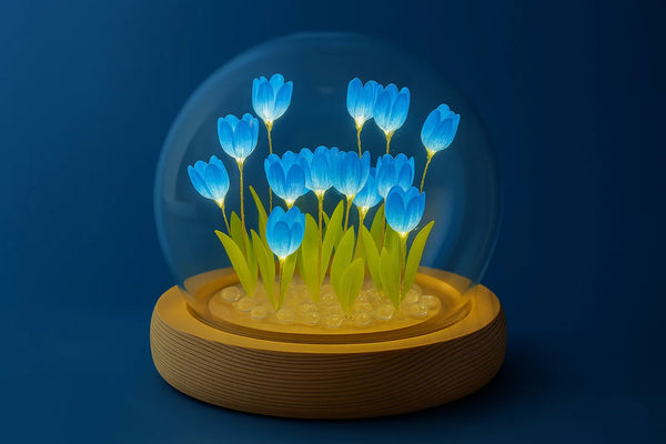 Tulip Glow Dome Lamp 🌷